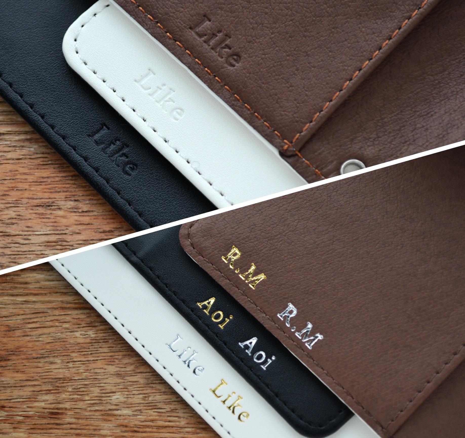 手帳型スマホケース『月の宝石群』手元をきらめくスマホカバー専門店　あたたかなオレンジ　ほぼ全機種対応 | 14枚目