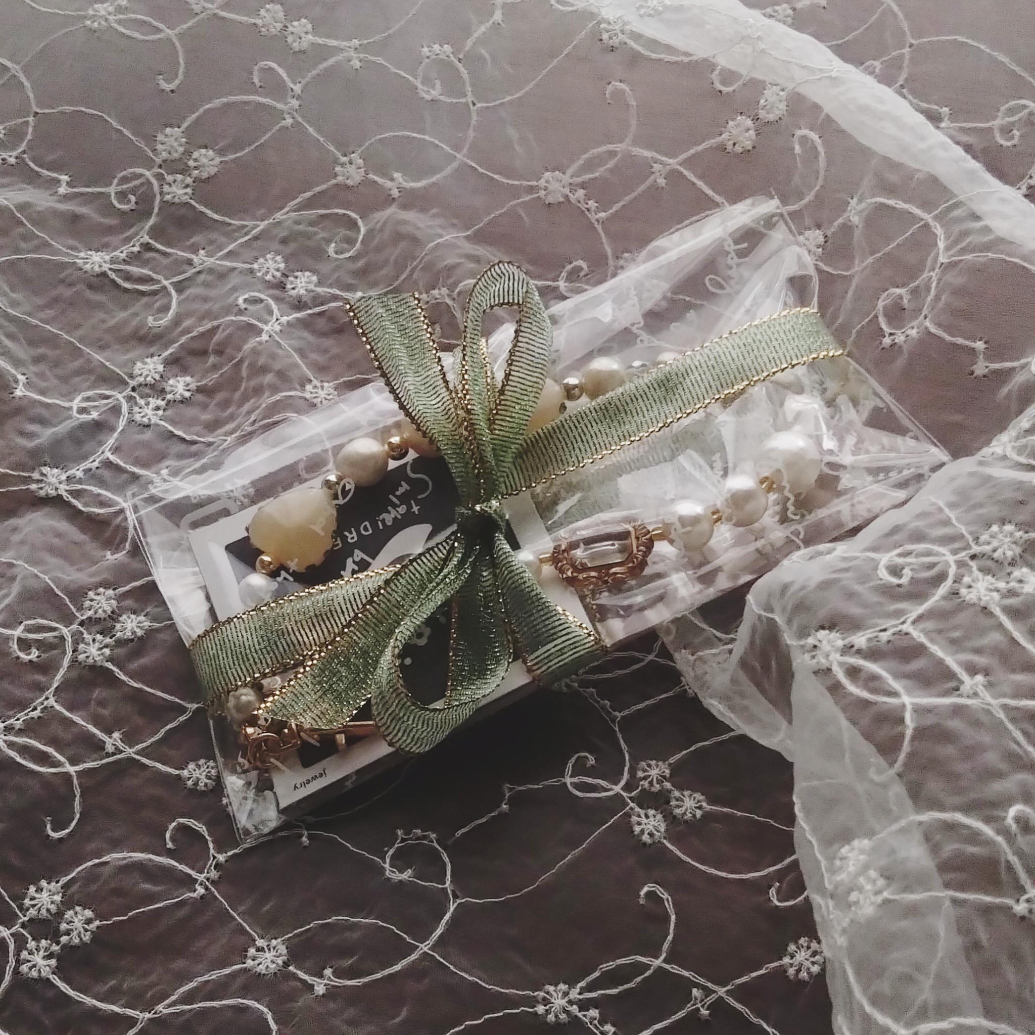 ぷっくりハートやパールのミニハンドストラップ ＆ スマホストラップ　ピンク×シャンパン 耐久性UP！ | 8枚目