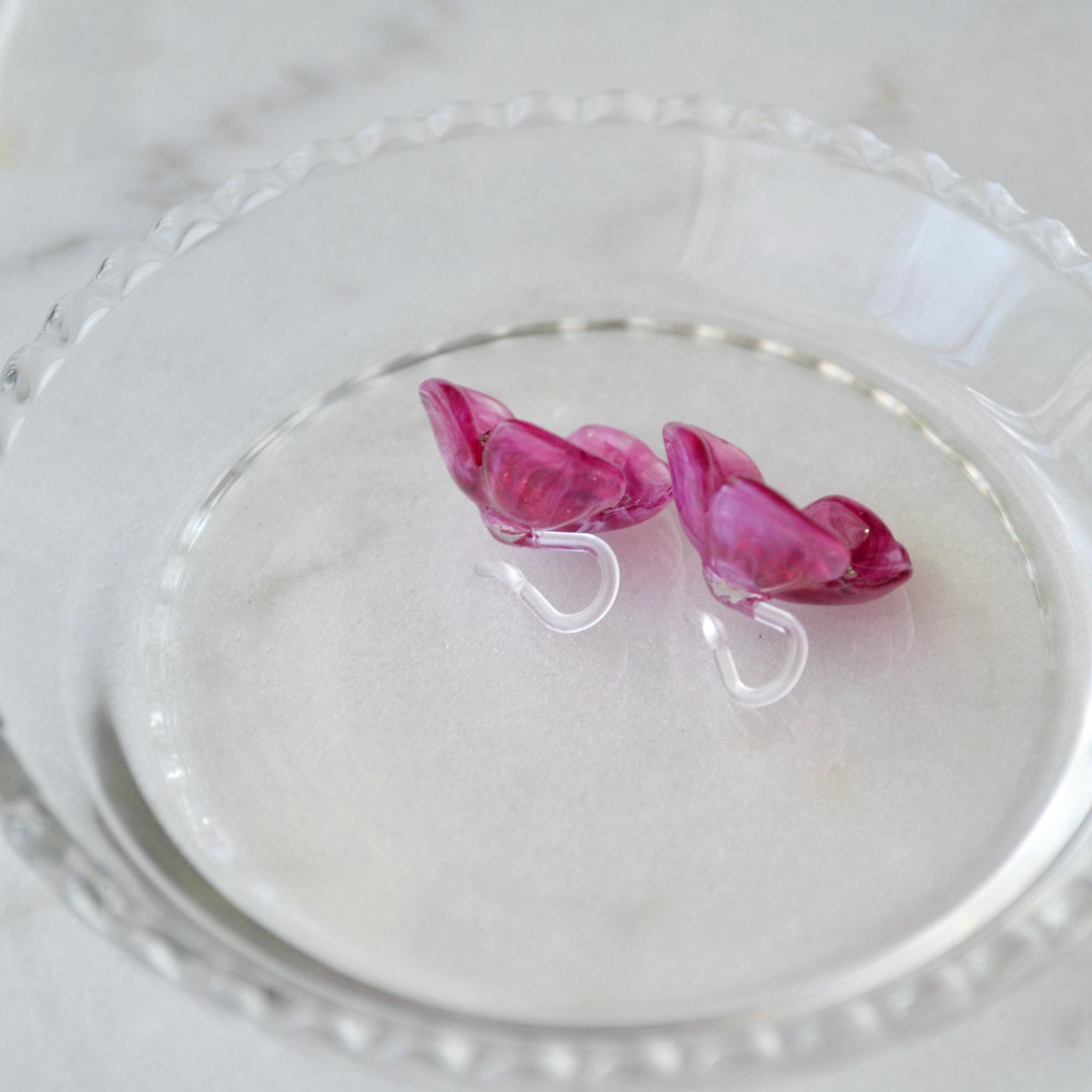 イヤリング『Grape』紫の宝石。スワロの実ををぎゅっと詰め込んだ、ノンホールピアス or ピアス | 7枚目