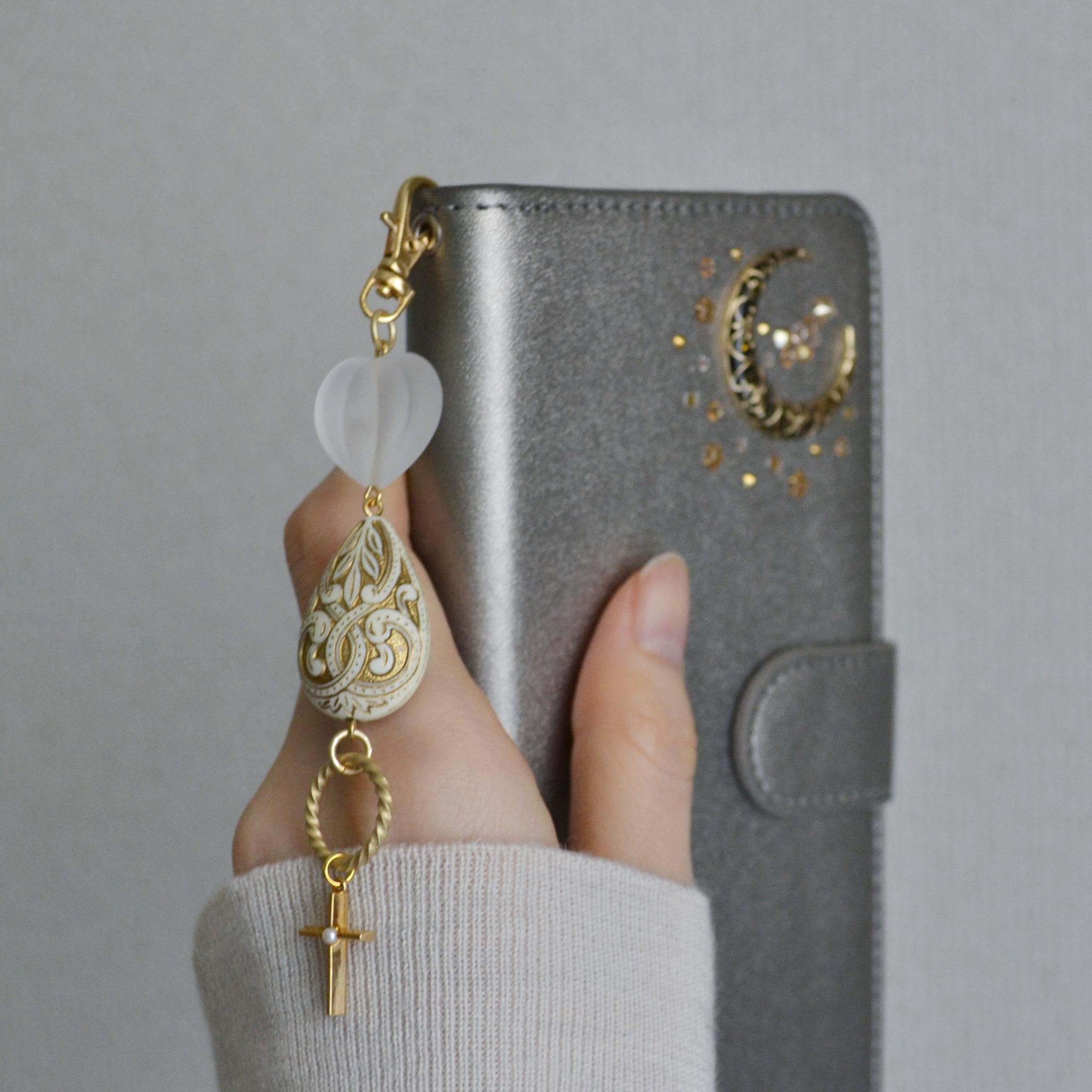 大人かわいい、モードなストラップ　レトロで大人っぽい+ちょっぴり個性的！　鍵やスマホのワンポイント。バッグの中で目印に | 2枚目