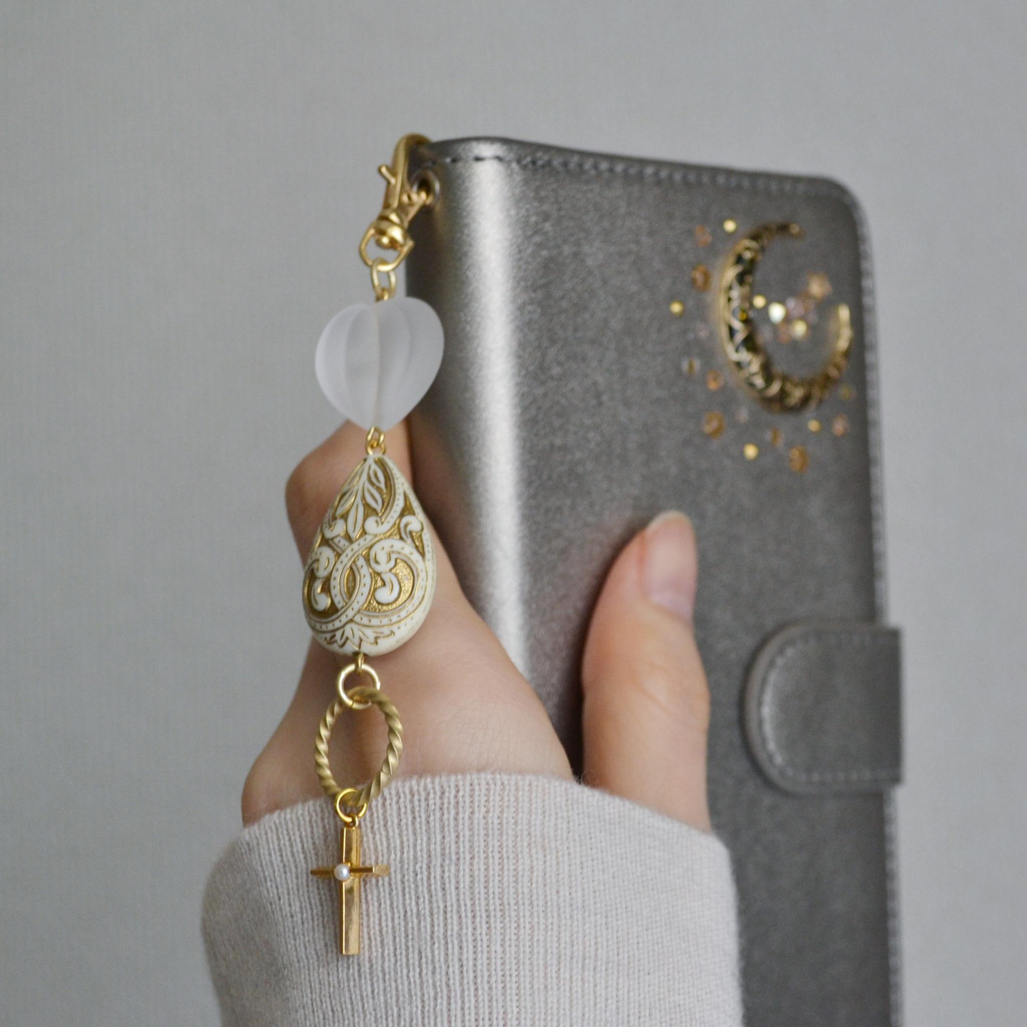 大人かわいい、モードなストラップ　レトロで大人っぽい+ちょっぴり個性的！　鍵やスマホのワンポイント。バッグの中で目印に | 5枚目