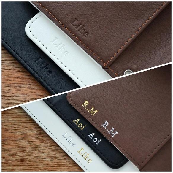 傷が目立ちにくい！手帳型スマホケース『蝶と青い月』スタンド機能付 全機種注文可能 | 10枚目