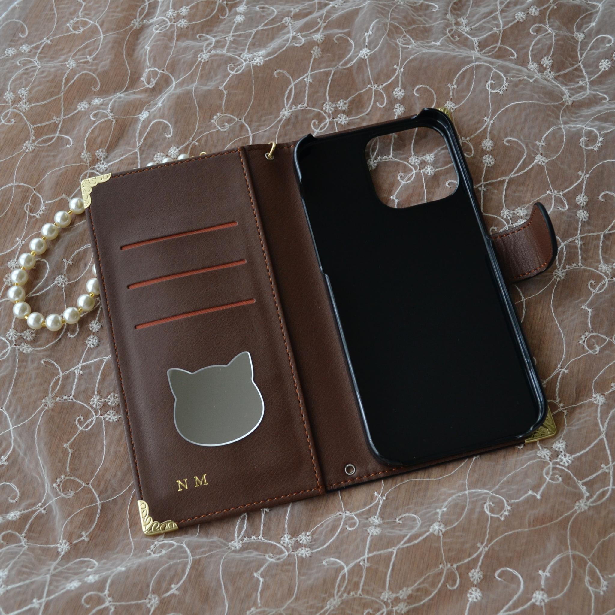 ぷっくり月としずく☆手帳型スマホケース『犬と月のいる星空』全機種対応♡特集掲載、creema限定作品 | 12枚目