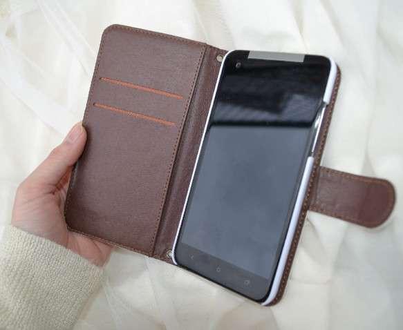 ぷっくり月としずく☆手帳型スマホケース『犬と月のいる星空』全機種対応♡特集掲載、creema限定作品 | 6枚目